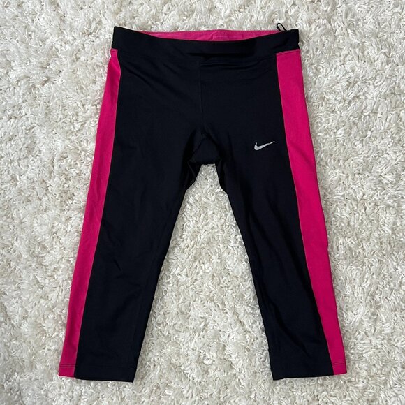 Nike Women's Capri Running Dri Fit Leggings (Size S) - Picture 1 of 7